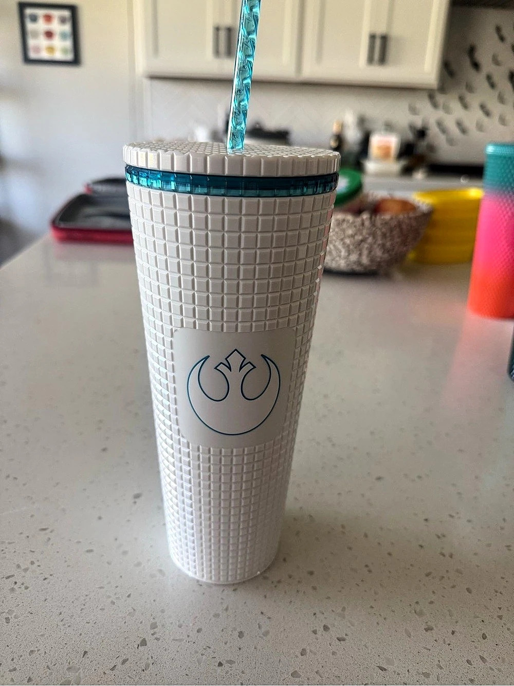 Starbucks Star Wars Rebel Alliance Starbucks Tumbler White & Blue